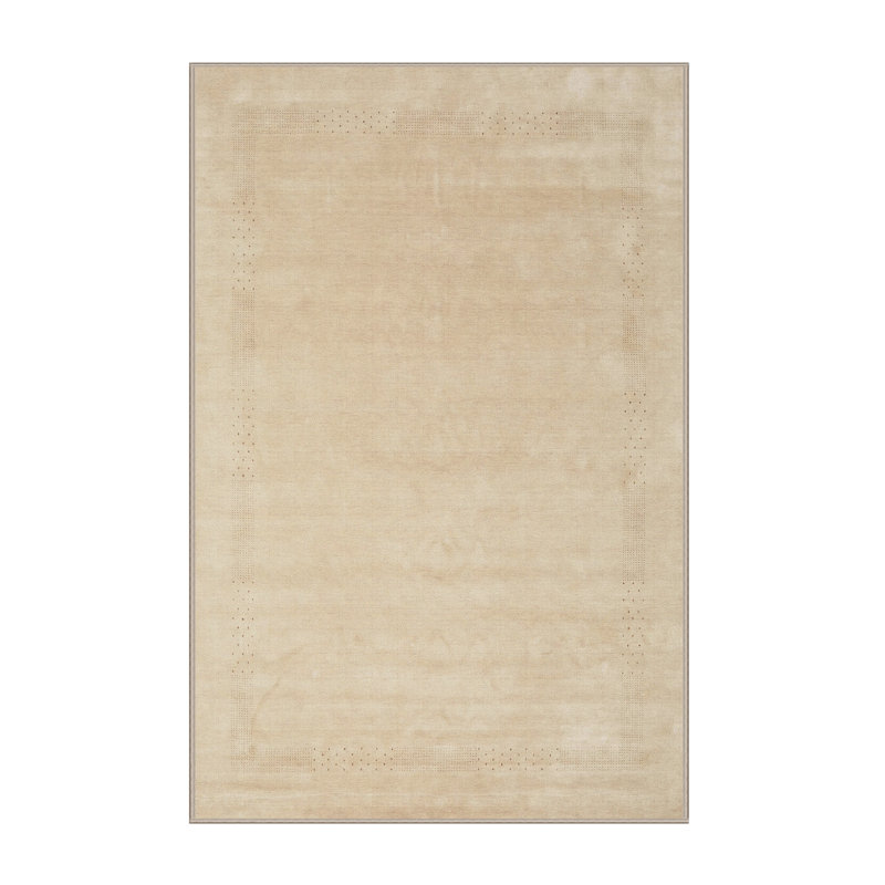 Surface beige contemporaine tapis, Rectangle 3 pi x 5 pi