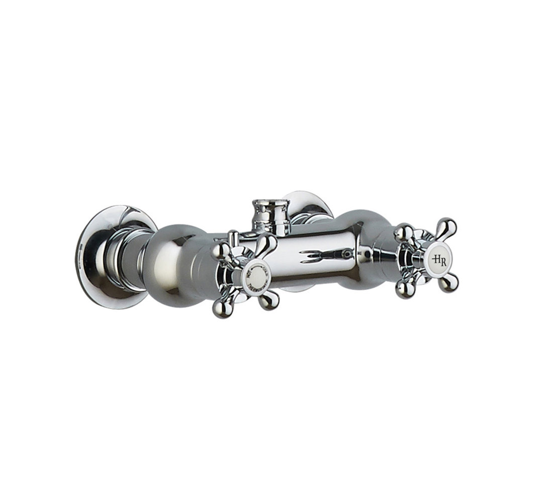 Twin Exposed Thermostatic Shower Valve