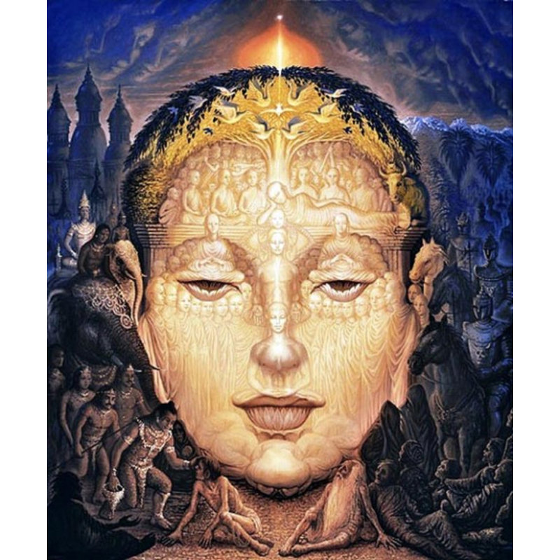 Bouddha, H 18 po x l 15 po