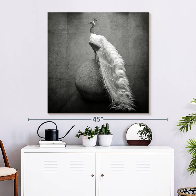 Crowle Peacock, 33" H x 33" W