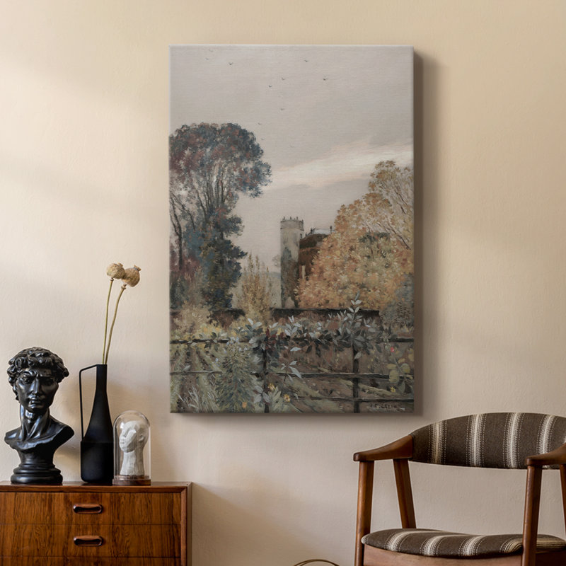 Paysage rétro CXLIX - galerie Cavas sur mesure, H 27 po x l 18 po
