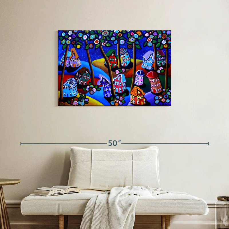 Whimsical Hills abrite des arbres, H 24 po x l 36 po