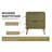 Olive Green Fluted Nightstand | Modern Glam 2-Drawer Bedside Table | Gift Idea-830419760