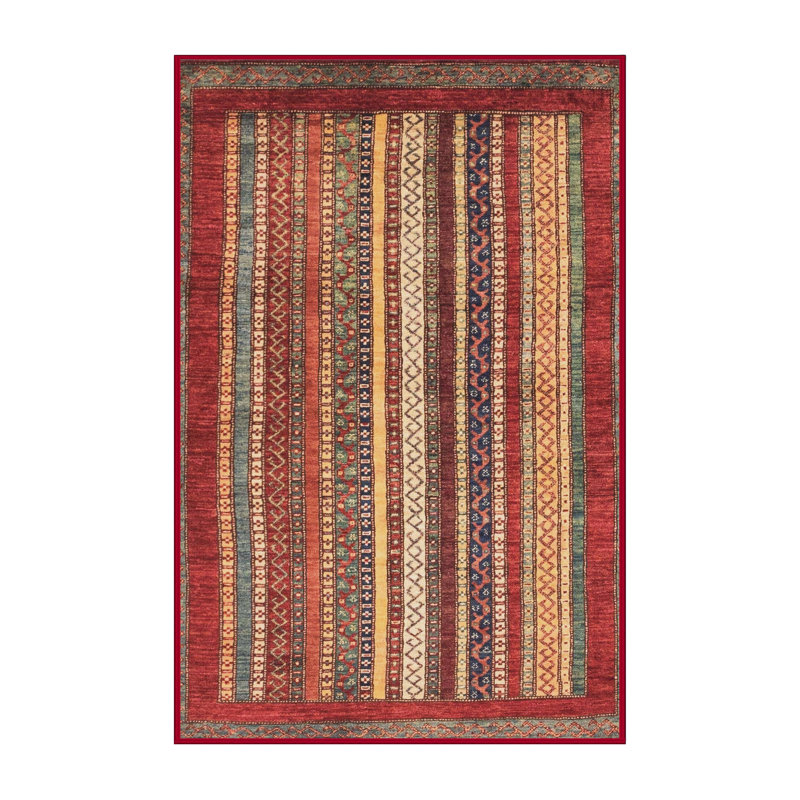 Abstract Indoor Rug, Rectangle 5' x 7'