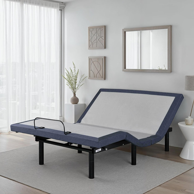 5 Twin Adjustable Bed Base With Massage And Head And Foot Position Adjustments, Twin
