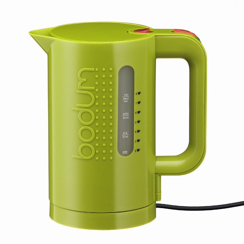 Bistro 34oz Black BPA-Free Electric Water Kettle