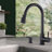 Single Handle Deck-mount Pull-down Kitchen Faucet with Sprayer-49318299-49332500