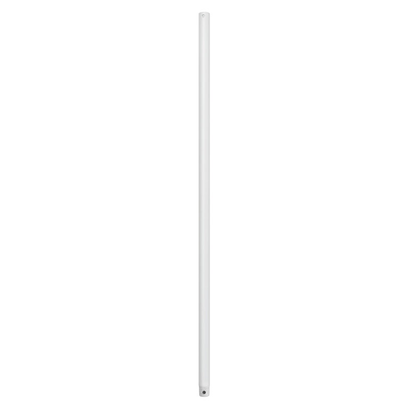 Tige de ventilateur de plafond, Blanc mat, H 36 po x l 1 po x P 1 po