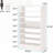 25.59" Width  White Shoe Rack