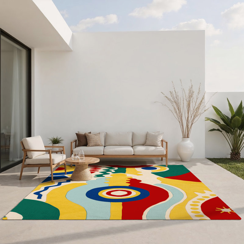 Tapis intérieur et extérieur Shiny Glow, Rectangulaire 2 pi x 3 pi