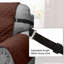 Leather Box Cushion Sofa Slipcover
