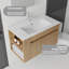 Meuble-lavabo flottant avec lavabo