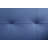 Nafisa Blue Fabric Adjustable Sofa & Ottoman