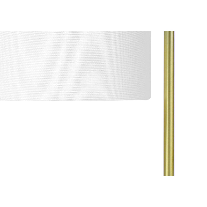 Lighting, 20 po, lampe de table, abat-jour blanc, contemporain