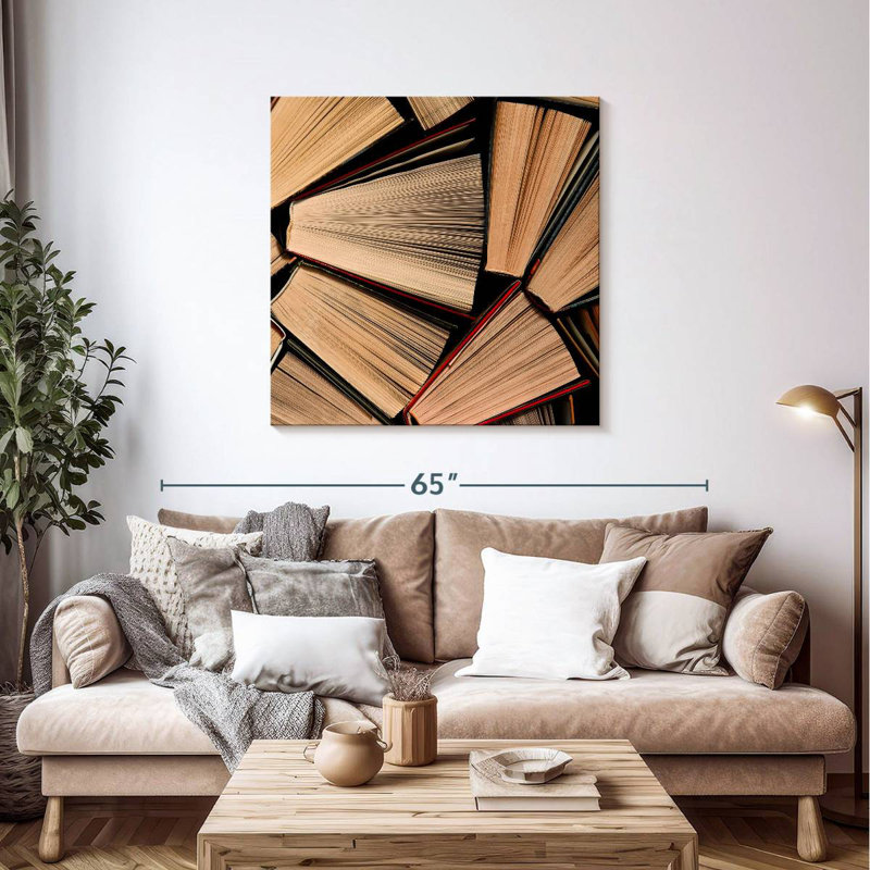 Kerner Book Collection, 39" H x 39" W