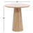 Coleman 30" Stone Pedestal Dining Table