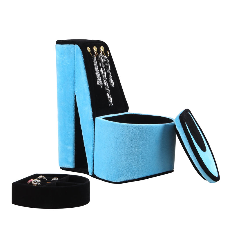 Boîte à bijoux irisée, Turquoise