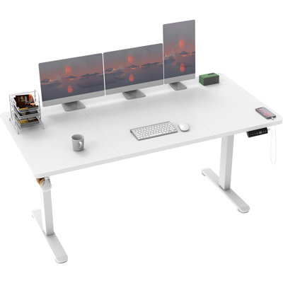 160CM x 80CM Electric Height Adjustable Standing Desk