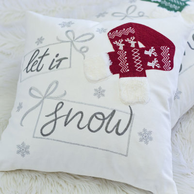 Coussin Let Let Snow Christmas