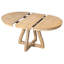 Table de salle à manger ronde extensible pour 4-6 personnes pour la cuisine et le salon-1032144524