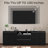 94.5" Led Modern Tv Stand For 100/90/80 Inch Tvs, Tall Entertainment Center With Storage Cabinets And Drawers, Media Console With Adjustable Shelves For Living Room-822178355