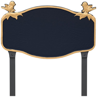 Chickadee Address Sign Plaque with Lawn Stakes