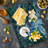 Ambesonne Waterfall Cutting Board Large Size Magic Cascade Grey Green