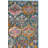 Christa Oriental Blue/Orange/Pink Area Rug-1996896671