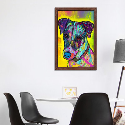 Jack Russell by Dean Russo - Print on Canvas