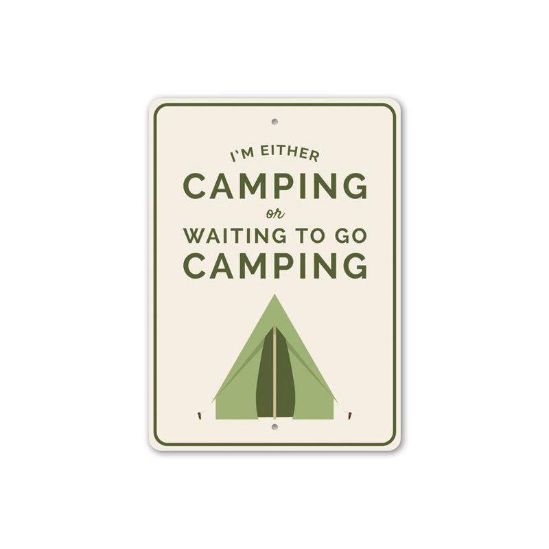 Enseigne Avid Camper, H 14 po x l 10 po x P 0,04 po
