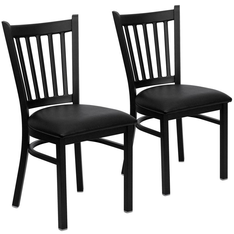 Chaise de restaurant Hercules Prompton, Noir, 2