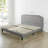 Zinus Tufted Upholstered Metal Platform Bed-20986106