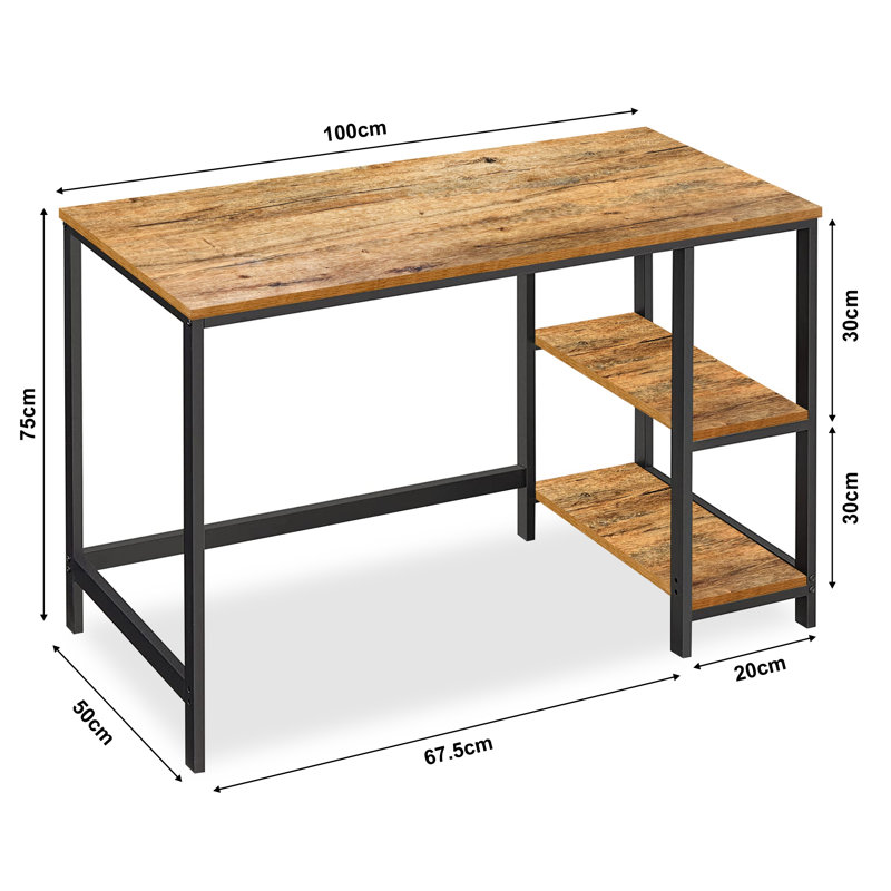 Abiud Modular Iron Computer Desk