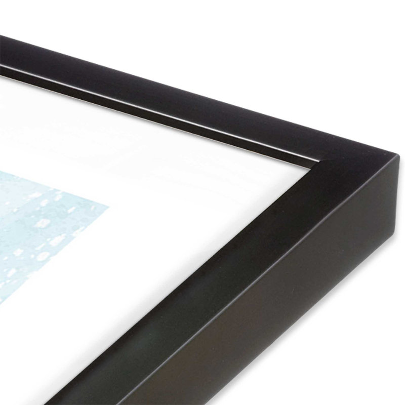 Vibrant Winter Village I Print dans un cadre, Cadre en zinc patiné, H 15,25 po x l 12,25 po