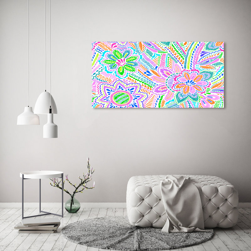 Floral Pattern - Wrapped Canvas Print