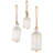 Metal Cluster Indoor Outdoor Decorative Cow Bells With Jute Hanging Rope Set-183316034