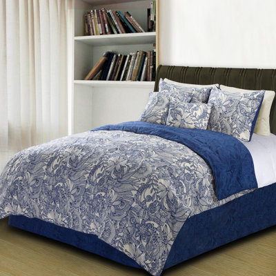 Ensemble de housse de couette en micro fibre Flowers and Doodles