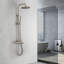 Robinet de baignoire et douche 3 fonctions, pomme de douche à pluie 9 po avec douchette et robinet de baignoire pivotant à 180 ° avec valve brute-92697787