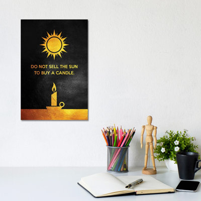 Jewish Proverb by Adrian Baldovino - Wrapped Canvas Print