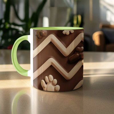 Chevron 11oz Accent Coffee Mug