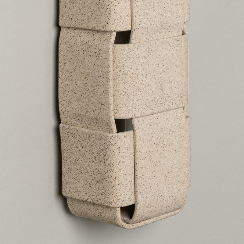 STRIA 5 SCONCE, Sand, No