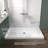 48" L X 32" W X 4" H Square Single Threshold Shower Base With Center Drain, Slip Resistant Textured Surface Shower Pan For Bathroom, White
