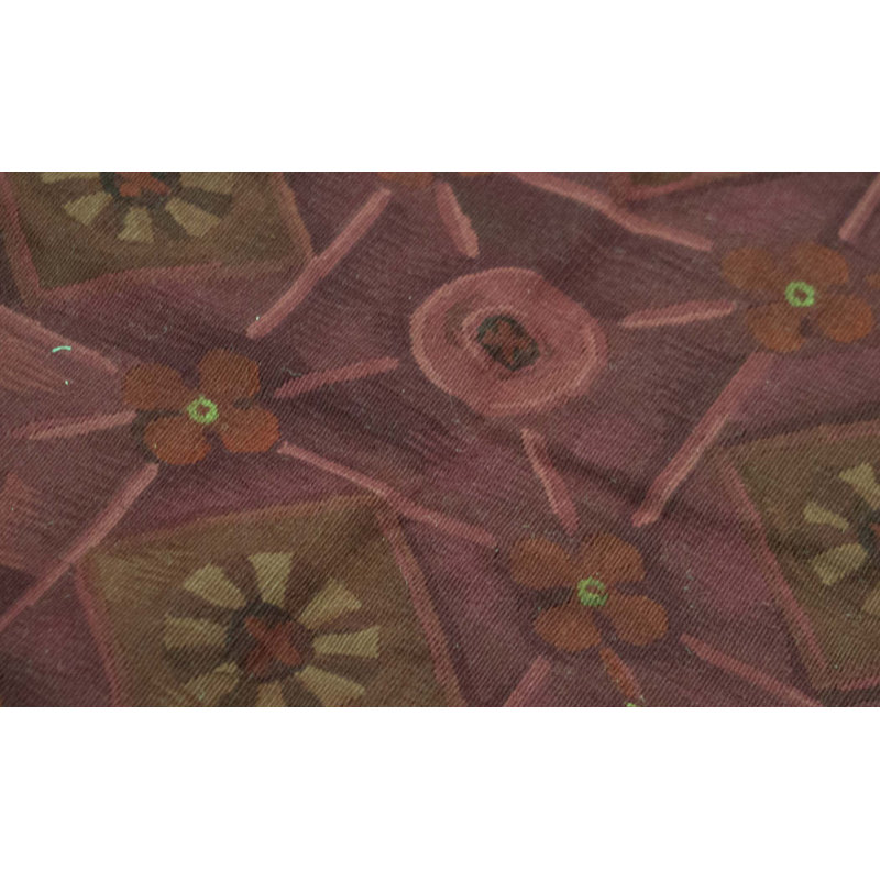 Capri One-of-a-Kind Hand-Knotted High-Quality Red/Purple Area Rug