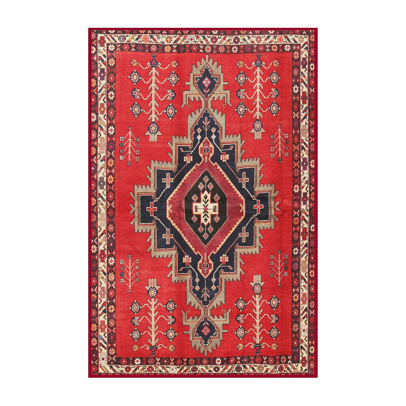 Omusa Oriental Indoor Rug, Rectangle 7' x 9'