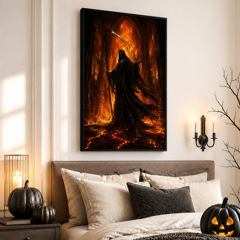 Art mural sur toile Halloween, H 36 po x l 24 po