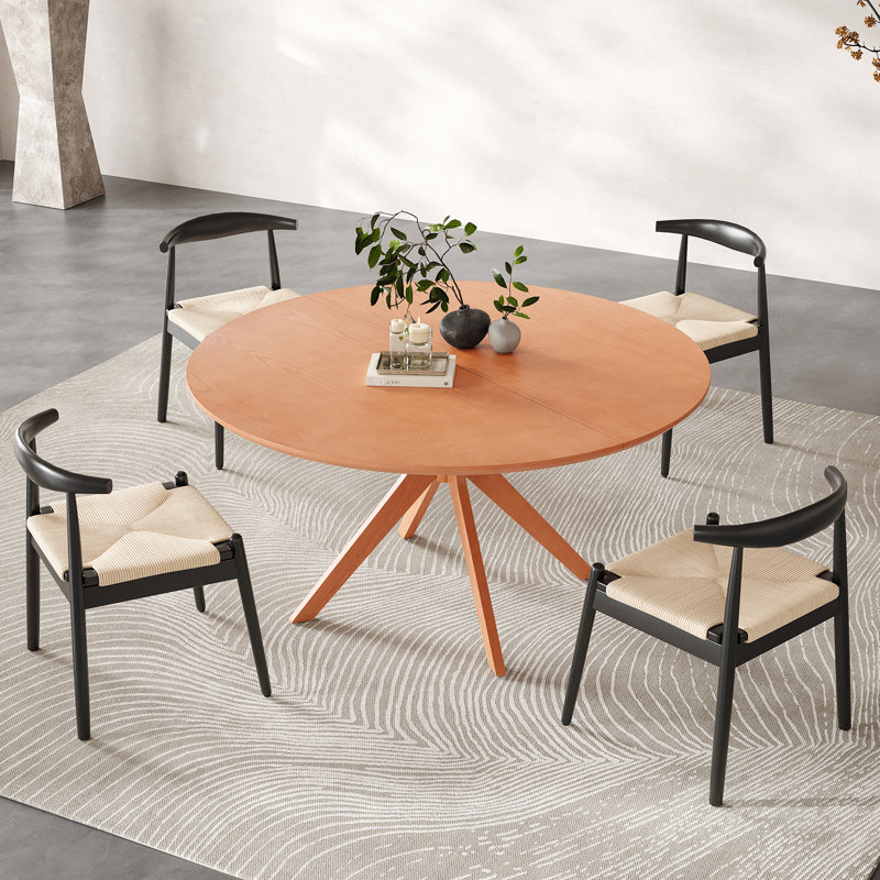 Table ronde en bois 47,2 po Crossroads, Miel