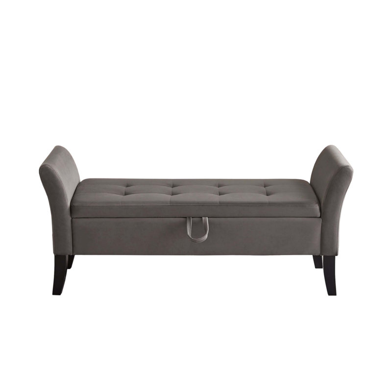51.5" Bed Bench, Gray