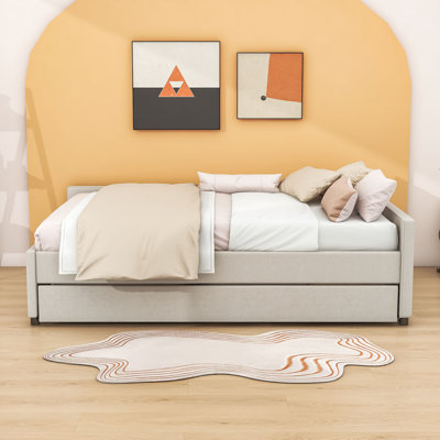 Lit plateforme tapissier Bruster