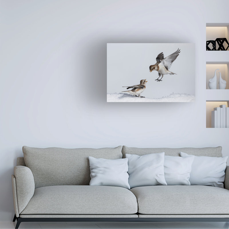 Alberto Carati Heated Discussion Canvas Art, H 12 po x l 19 po