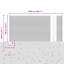 100cm H x 1000cm W Metal Border Fencing